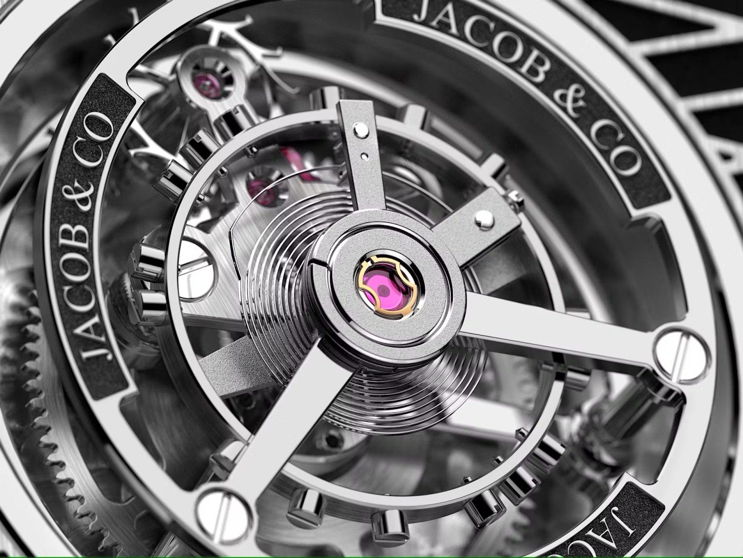 New Jacob & Co. Bugatti Calandre Luxurious Desk Clock New Jacob & Co. Bugatti Calandre Luxurious Desk Clock